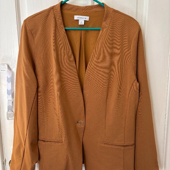 Liz Claiborne Blazer - Brown - Size XL - Picture 1 of 3